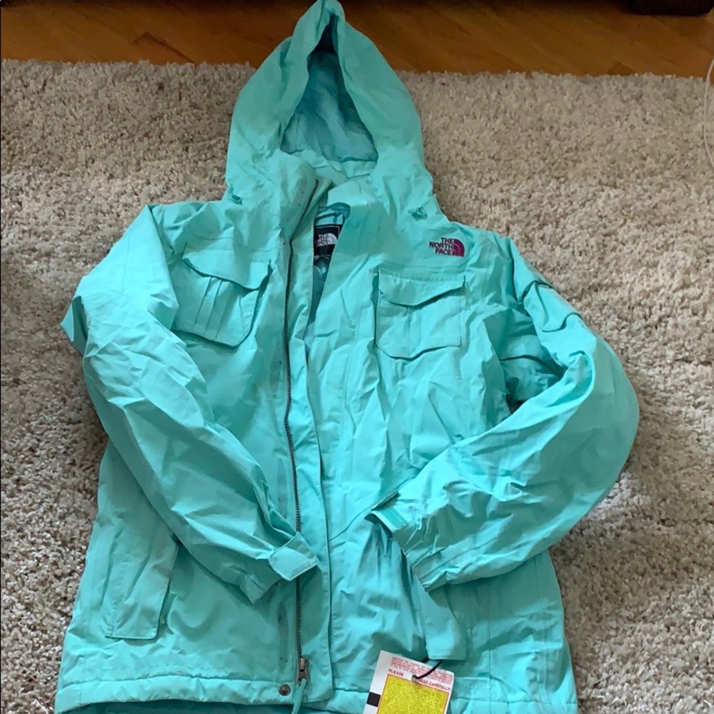 The North Face winter jacket  / teal / women’s